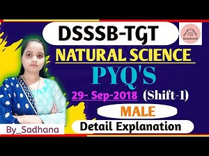 DSSSB TGT Natural Science Previous year Question Paper || Dsssb TGT Natural Science Paper Analysis