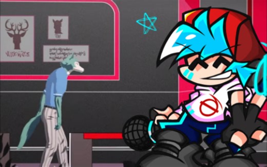 【FNF Boyfriend】怪物（Monster） - YOASOBI