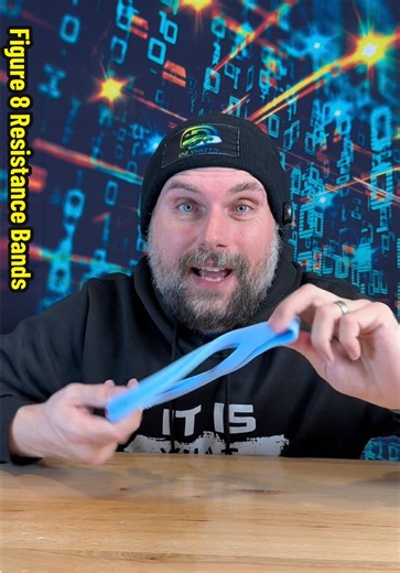 These Figure 8 Resistance Bands are perfect for on the go or at home. #resistanceband #resistancetraining #exercise #tiktokshopcreatorpicks #dzwattscoolfinds