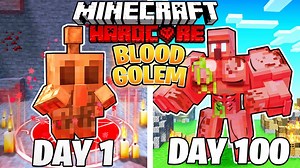 529K views · 15K reactions | I Survived 100 DAYS as a BLOOD GOLEM in Hardcore Minecraft! Today, I'll explore the OVERWORLD like never before! As a BLOOD GOLEM, I have SECRET POWERS that can control various MINECRAFT MOBS as well as utilize POWERFUL weapons meant only for the STRONGEST BLOOD GOLEM! #minecraft #minecraftmemes #minecraftbuilds #gaming #gamer | Maizen | Facebook