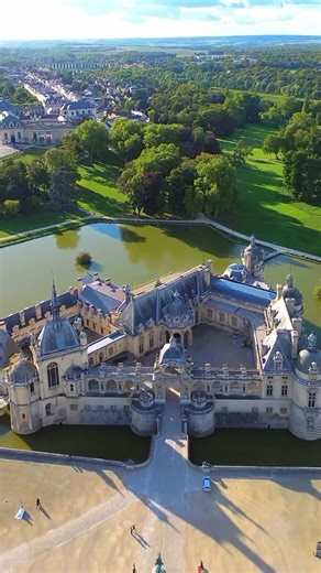 The Château de Chantilly, located in Chantilly, Oise, France, is a historic estate 50 km north of Paris, renowned for its Renaissance and 19th-century architecture. Originally built in the 14th century, it was transformed in the 16th century by the Montmorency family and later rebuilt between 1875 and 1882 by Henri d’Orléans, Duke of Aumale, after its destruction during the French Revolution. Designed by architect Honoré Daumet, it blends French Renaissance style with opulent interiors, housing 