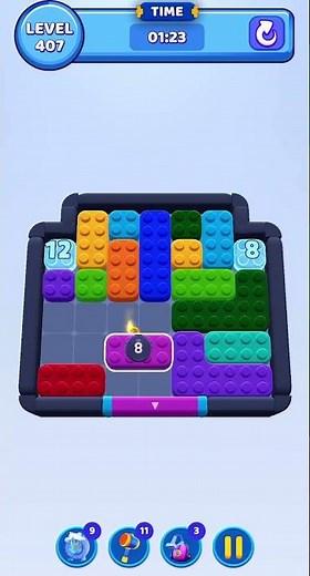 Color Block Jam Level 407 Solution Walkthrough #colorblockjam #gaming #colorblockjamgame #games