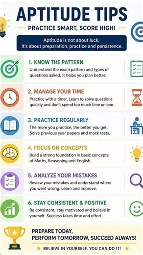Crack Aptitude Tests with These Smart Tips 💯 #aptitude