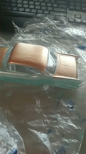 finished painting on the 56 Chevy balair