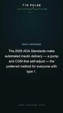 Insulin pumps just became the default for type 1 — new 2026 guidelines