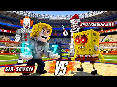 Entity 67 VS SpongeBob.EXE in Minecraft | MFC: Minecraft Mob Battle
