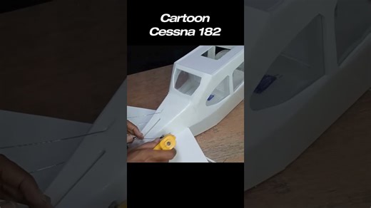 DIY Cartoon Cessna 182 RC Plane