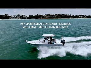 We can't believe these features come standard either. Aboard the 2023 247 Sportsman Center Console.