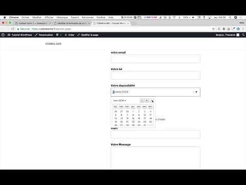 Comment créer un formulaire sous WordPress avec Contact Form 7 (français)