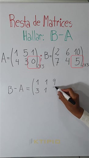 Cómo Restar Matrices 2x3: Tutorial de Álgebra