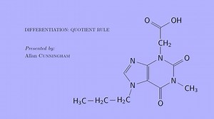 Differentiation: Quotient Rule