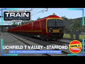LICHFIELD TRENT VALLEY TO STAFFORD | LEG 9 WCML TRENT VALLEY | CLASS 325 | TRAIN SIMULATOR CLASSIC