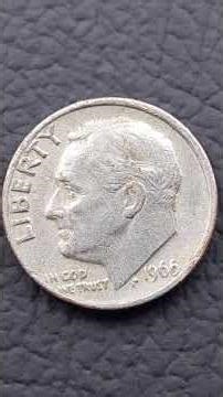 $ 170,000.00 Do You Have It Look For This Error Coin ONE DIME 1966 NO MINT MARK Worth money #pennies