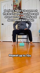 1M views · 18K reactions | Brain, hips and core workout for Seniors. A great exercise snack in between your sedentary hours #reels #physicaltherapy #senior #everyone #fblifestyle | Doc H. | Facebook