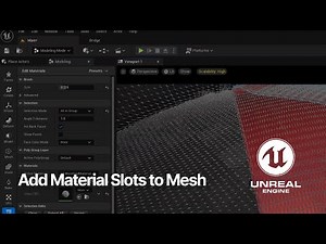 Unreal Engine - Add Material Slots to anything.