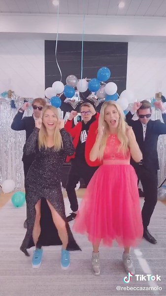 I surprised @maddiegray27 with her dream prom! Who’s the Worst dancer? #promdiy #promlook @matt.slays @thegamemasterinc #promportrait #promplaylist