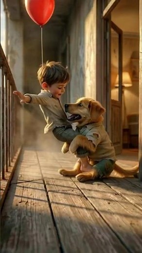 The Heartbreaking Moment This Stray Puppy Saved a Child! #shortstory #goldenretriever #dog #puppy