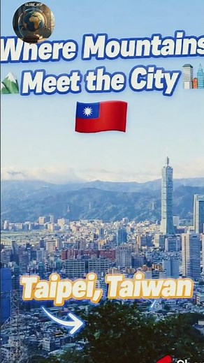 Taipei, Taiwan 🇹🇼 | City Under the Mountains”/“Taipei 🇹🇼 | City Beneath the Mountains #TaiwanTravel