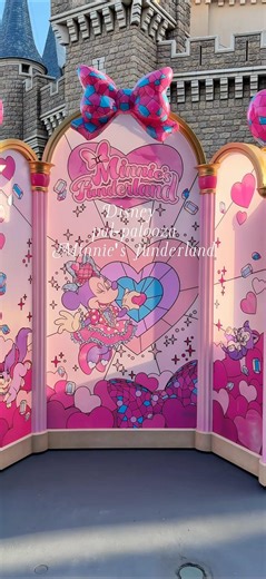 【2026最新】ミニーのファンダーランドスペシャルデコレーション🎀ディズニーがミニーに染まった🩷#ディズニー #ディズニーランド #ミニー #パルパルーザ #映えスポット