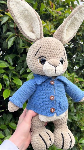 Custom Crochet Plushies: Peter Rabbit and Tigger