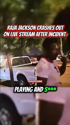 Rampage Jackson’s son Raja CRASHING OUT on his live stream after Syko Stu incident 😥