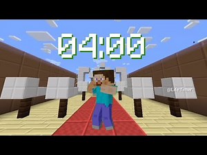 4 Minutes Minecraft Dancing Timer | Fun Countdown