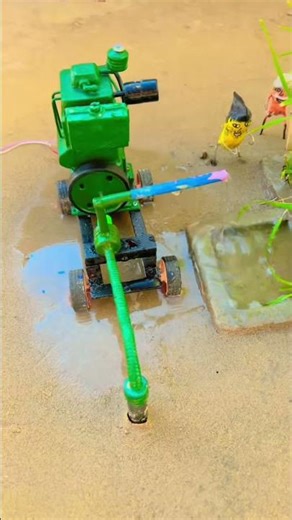 Diy mini disel engine #diytractor #automobile #constructionchannel #sciencefairproject #farming