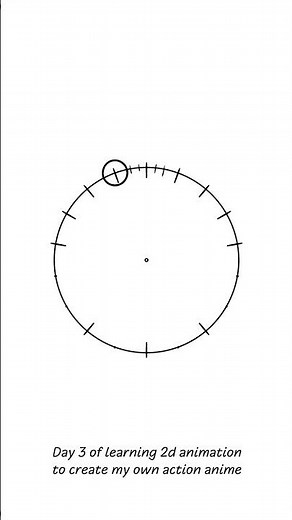 learning anime making day 3 #2d #2danimation #animation #anime #japaneseanimation #exercise