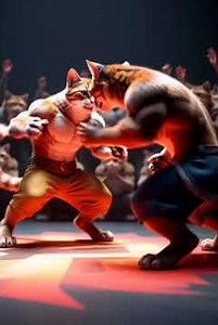 Midnight Paws: The Ultimate Humanoid Cat Party #cat #ai #aivideo #anime