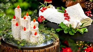 11 reactions | Edible Candles and Tree Stump Roulade - perfect for the holiday table Surprise your family or friends with new ideas for the festive table. Such edible candles look beautiful among dishes. Easy starters are a quick and easy way to go out and dazzle everyone, and they can be simple, but the quality and taste don't diminish, so we can leave anyone with their mouths open in a fantastic way. | Nat Ura | Facebook