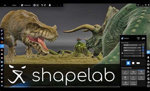 Shapelab：重塑3D雕刻艺术，出色表现令人瞩目