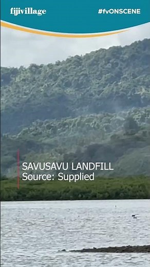 #fvONSCENE | The fire at the Savusavu landfill has reduced, but still there