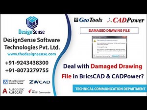 Damaged drawing file recover in BricsCAD & CADPower | Bloated .dwg data & Corrupted Databases