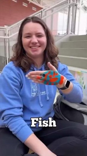 ASL Hand Painting 🖐️🎨 Penn State's Sign Language Organization has been holding activities in honor of April being Deaf History Month. #WeAre | Penn State