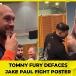 ‘I don’t know who the f*** you are’ – Jake Paul gives angry response in spat with interviewer when asked what happens if he loses to Tommy Fury