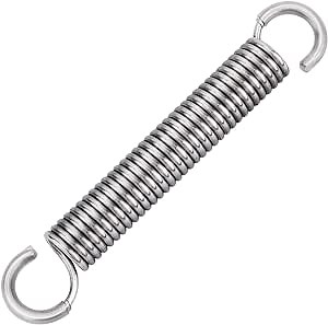 5-1/8" Recliner Sofa Chair Stainless Steel Spring Replacement Mechanism Tension Spring/Silver