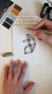 Draw With Me | Easy Pattern Tutorial ✍️✨