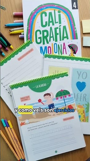 ✍️ COOL CALLIGRAPHY, my calligraphy workbooks for kids published with @Edelviveseditorial1
