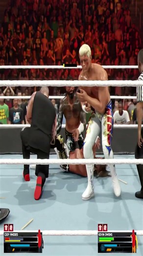 Seth Rollins VS Jey Uso VS Cody Rhodes VS Kevin Owens 4 SUPERSTAR GAMPLAY #shortvideo #wwe