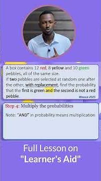 Two Draws, One Answer: The Probability Method #math #shorts