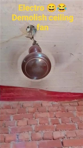 Electro Demolish ceiling fan sound 😝😂😂#trending #viral #shorts #ceilingfan #sound #expore #youtube