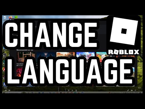 How to Change Language in Roblox Desktop App Tutorial