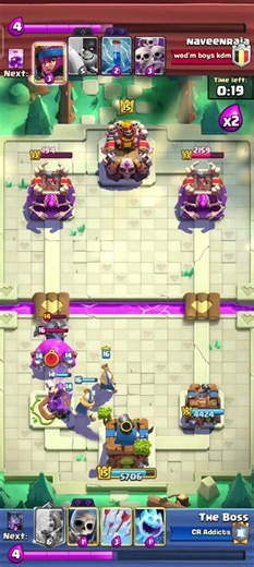 Machine Gun Triple Musk #clashroyale #f2p #heromusk