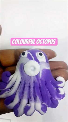Easy Octopus Clay Tutorial | Mini Clay Art #shorts#YouTubeShorts#viral#trending#fyp or #ForYou