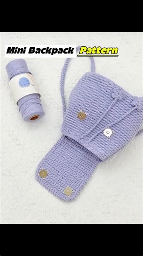 How to Crochet a Mini Backpack Free Pattern & Tutorial