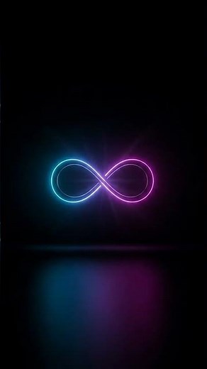 ✨ Infinity Neon Loop Wallpaper | Glowing 4K Aesthetic Animation | Wallpaper Brother
