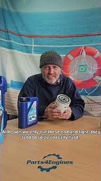 How to change the Oil Filter on a marine engine?