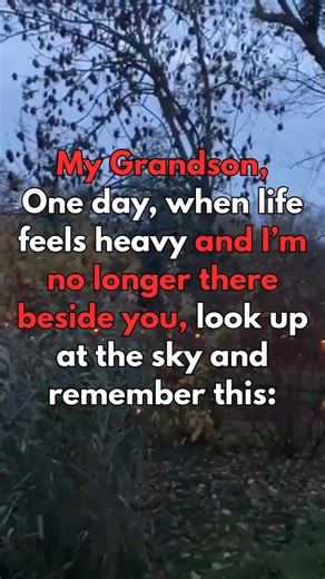 602K views · 9.1K reactions | When life feels heavy and I’m no longer there beside you, look up at the sky and remember this | The Tasty Table | Facebook