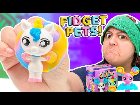 Fidget Pets! Unboxing WEIRD Fidget Toys Mystery Boxes