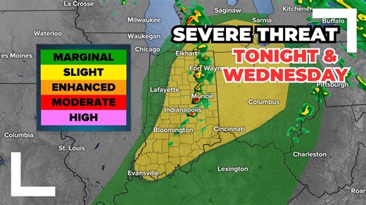 Severe storm risk tonight, tomorrow afternoon | Live Doppler 13 Weather Blog